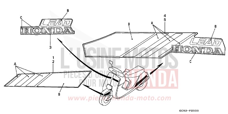 MARKE (1) von SCV 100 Lead STREAM RED (R116) von 1990